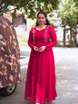 Faux Georgette Handwork Frocks