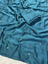 Coffee crush original beads buttis saree