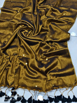 Raga tissue mul cotton saree