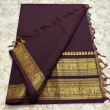 Chettinadu Pure Cotton kanchi zari Saree