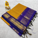 Kalyani pattu cotton checks saree