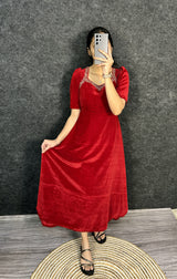 Velvet frocks