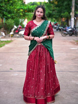 Surabhi fully stitched lehanga choli/ halfsaree