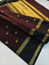 Banarasi mashroom soft silk pattu saree