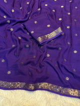 Viscose mysore buttis saree