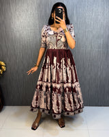 Muslin kalamkari frocks