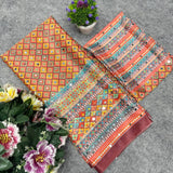 Laya celeb inspired ajrak saree budget friendly range