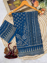 Kareena Kapoor inspired Premium georgette ajrak saree
