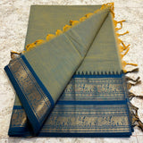 Chettinadu Pure Cotton kanchi zari Saree