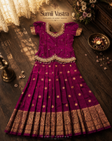 Kids own customized pattu parikini