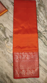 Mangalagiri semi pattu kanchi boarder saree