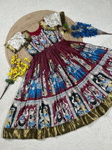 Muslin Cotton Kalamkari Frock