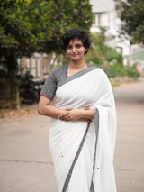 Khadi cotton gini work saree