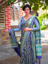 Original Pashmeena saree with Shawl
