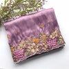 Tissue embroidery premium saree