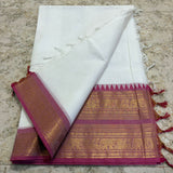 Chettinadu Pure Cotton kanchi zari Saree