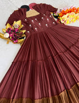 Pure mul mul cotton gown