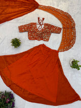 Ready to wear one minute lehanga set