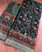 Original Pashmeena saree with Shawl