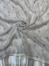 Surabhi checks viscose saree with space silk blouse