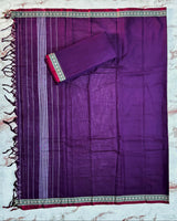 Narayanpeta Handloom Rudraksha boarder Dress material
