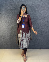 Kota fabric kurti 2pc set