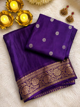 Viscose premium mysore crepe silk saree