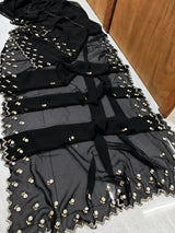 Handwork georgette saree