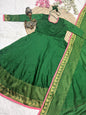 Traditional style silk Anakarli set