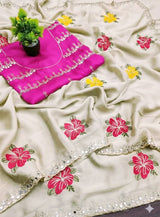 Soft rangoli silk saree