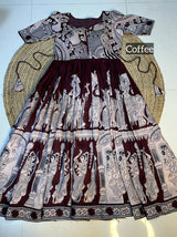 Muslin kalamkari frocks