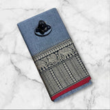 Narayanpeta Mercerised Cotton saree elephant boarder