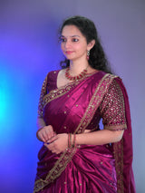 Premium satin partywear full stitched lehanga