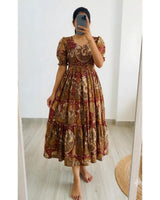 Muslin cotton kalamkari frocks