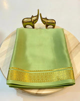 Mysore silk saree gap boarder