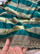 Space silk soft siroski diamond sarees