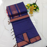Kalyani pattu cotton checks saree