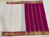 Mysore silk contrast budget friendly saree