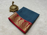 Mysore silk contrast budget friendly saree