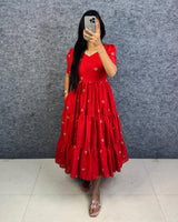 Valentine Heart Midi Dress