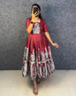 Kota fabric kalamkari frocks