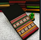Narayanapeta Handloom cotton peacock Boarder saree