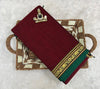Narayanpeta Mercerised Cotton elephant small boarder saree