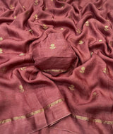 Viscose khadi silk saree