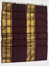 Chettinadu Pure Cotton kanchi zari Saree