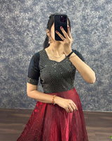 Spark space silk party wear fully stitched dress