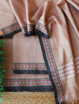 Narayanpeta Handloom Rudraksha boarder Dress material