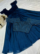 3 in 1 beautiful fully stitched gown in coat
