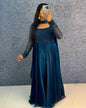 Space silk umbrella dress set