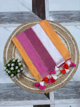 Mul Cotton 120 count Rainbow saree